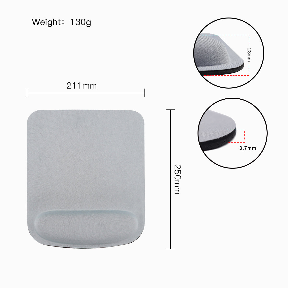Tapis de Souris Avec Repose Poignet - Tapis Tech