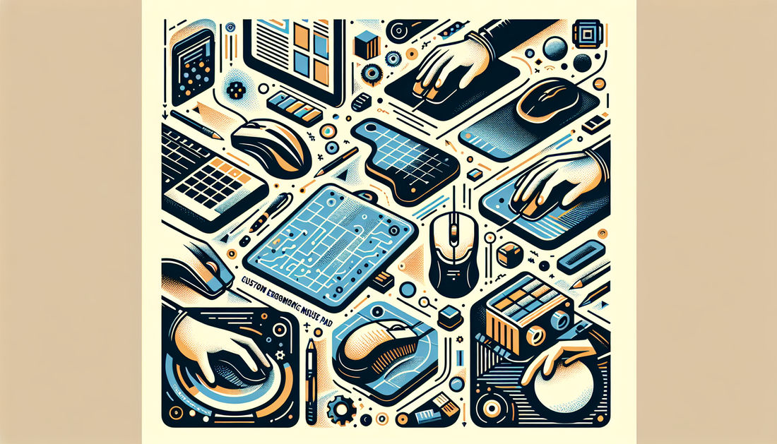 Tapis de souris ergonomique personnalisé pour votre confort