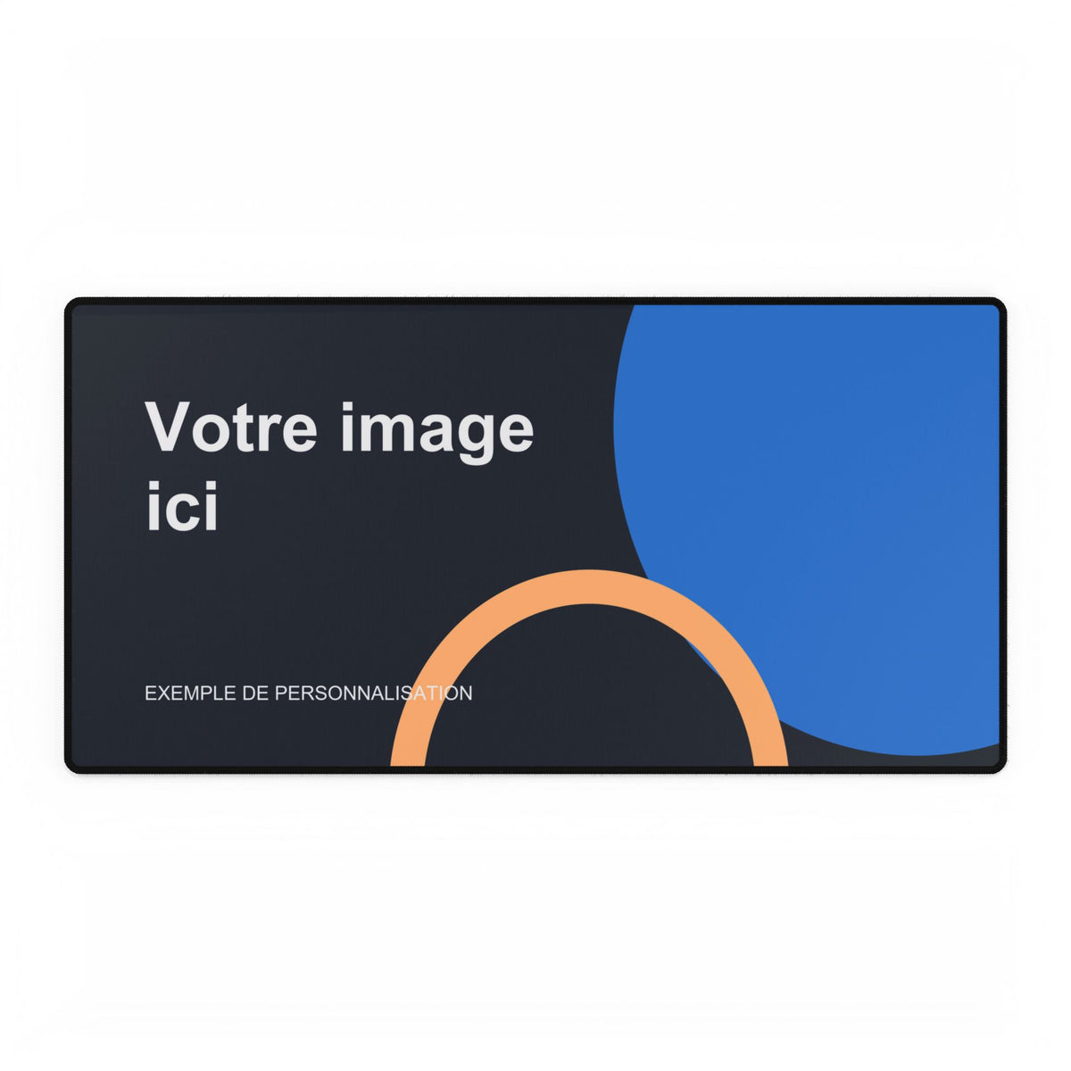 Exemple de tapis de souris personnalisé grand format pour le bureau